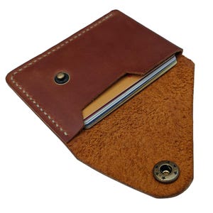 Bolsa pequena de couro bovino personalizada, mini bolsa clutch para cartões, carteira feminina, mini porta-moedas casual e estiloso