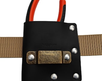 Leather Tape Measure Holster Heavy Duty Tape tools holder for belt