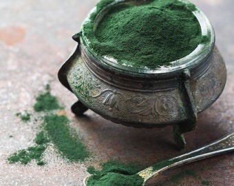 Organic Spirulina Algae 240 grs Mexican Harvest Free of Chemicals and Harmful Additions!