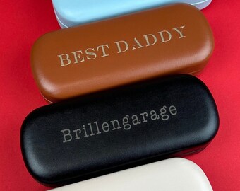 Glazen doos gepersonaliseerd | Gepersonaliseerde brillendoos | Cadeau voor haar | Cadeau voor hem | Cadeau voor papa | Cadeau voor moeder | Brillenetui Hartschale