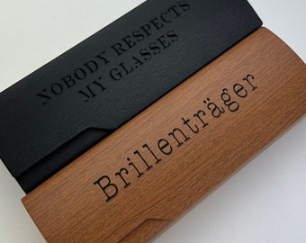 Brillenbox Personalisiert | Personalisierte Brillenbox | Geschenk für sie | Geschenk für Ihn | Geschenk für Papa | Geschenk für Mama | Brillenetui Hartschale