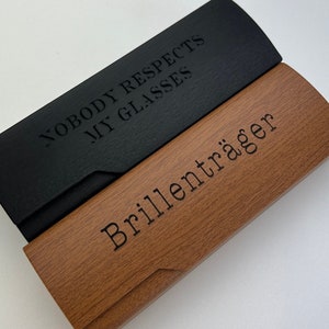 Brillenbox Personalisiert Personalisierte Brillenbox Geschenk für sie Geschenk für Ihn Geschenk für Papa Geschenk für Mama Brillenetui Hartschale Bild 1