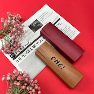 Harde brillenkoker harde schaal gepersonaliseerd | Cadeauverpakking | Brillenetui | Jubileumcadeau | Brillenetui Personaliseerbaar | Tui Lunette