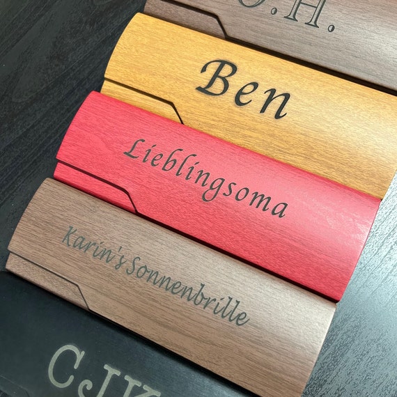 Brillenetui Personalisiert Benutzerdefinierte Brillenetui Personalisiertes  Brillenetui Glasses Case Hard 