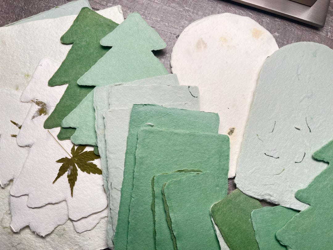 Handmade Deckle Edged Paper, Variety Size and Shape, 24 Sheets - Etsy