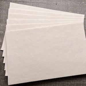 Bleached Abaca Paper Pulp Sheets, DIY Papermaking (100g)