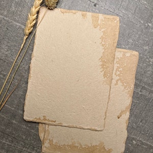 Papier aquarelle fait main antique 300 g, A6 4,3 x 6,3 po. (10 feuilles) ; A5 6,3 x 8,7 pouces (5 feuilles)