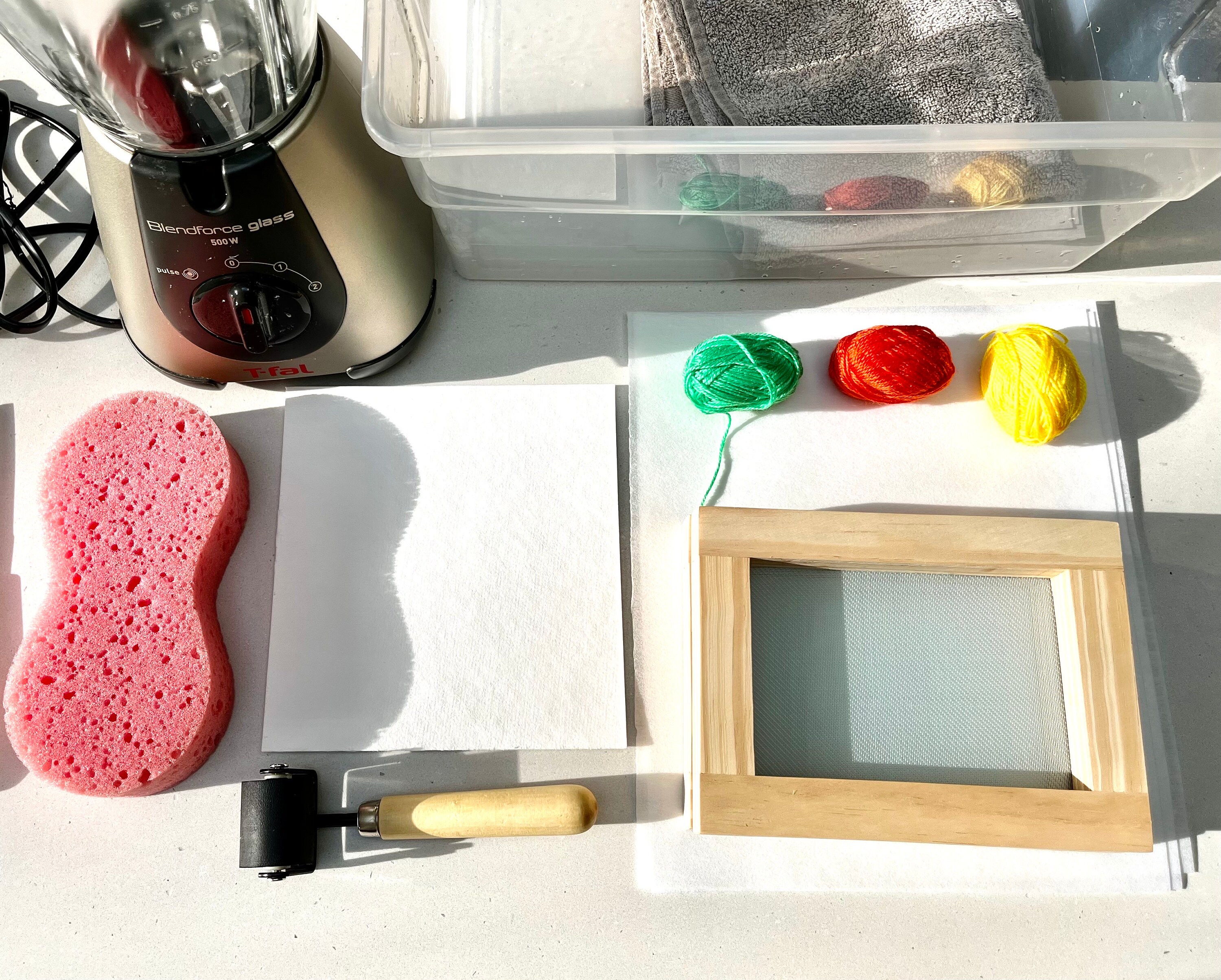 4 Pack Cotton Linters Pulp for DIY Paper Crafts, Hand Paper Making