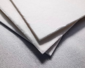 Hojas de pulpa de línters de algodón, suministros para la fabricación de papel artesanal, 95-100 g