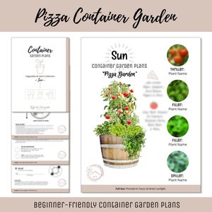 Easy Edible Container Garden Plan Vegetable Herb Garden Design Beginner-Friendly Garden Guide How-To Kitchen Garden Layout Kids Theme Garden