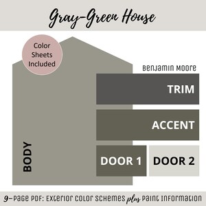 Außen Hausfarbe Farbschema Benjamin Moore Farbauswahl Farbpalette Außenhaus Design Farbkonsultation