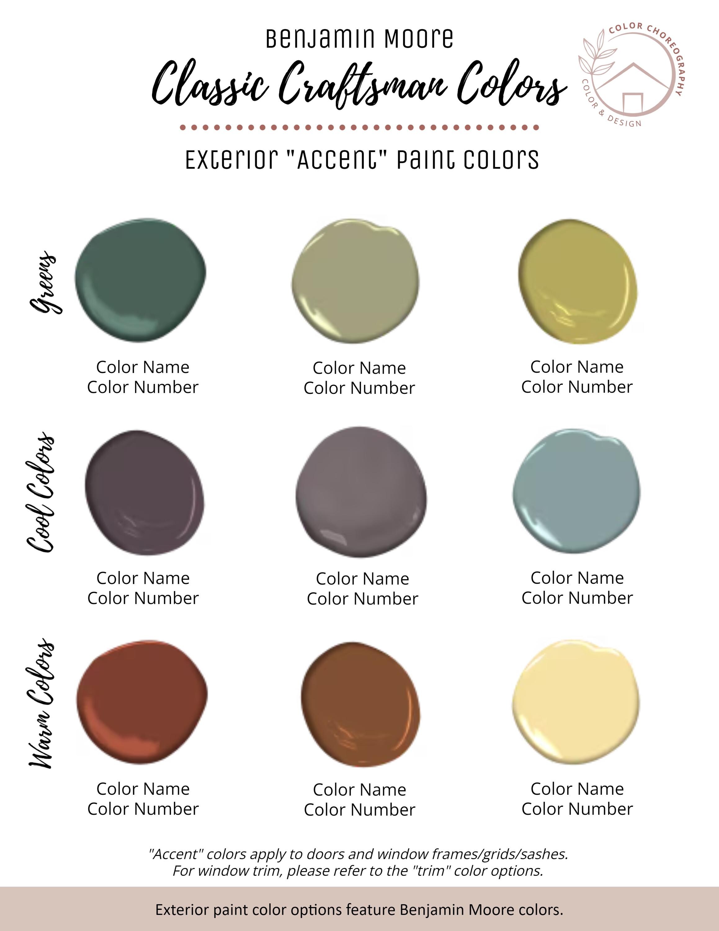 Benjamin Moore Craftsman Colors Benjamin Moore Color Of The Year