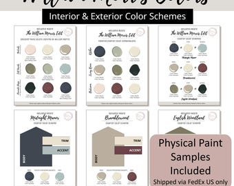 William Morris Paint Color Benjamin Moore Palette Historic Whole Home Color Scheme Arts and Crafts Interior Designer Curated Combination