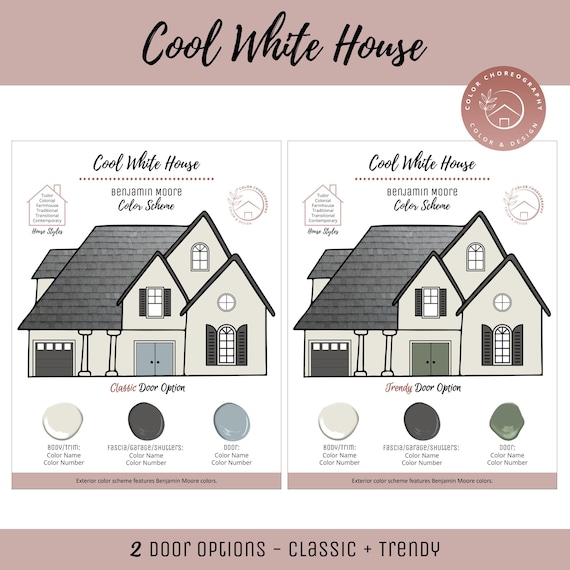 Paint Color Palette Exterior Home Color Scheme Benjamin Moore