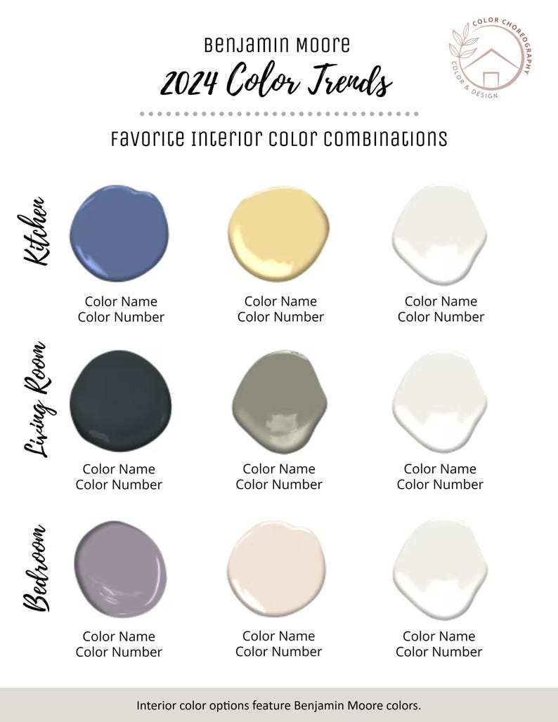 2024 Color Trends Benjamin Moore Interior Home Paint Color Scheme ...