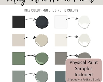 Magnolia Home Paint Matches Exterior Interior Color Scheme Benjamin Moore Paint Palette Popular Earthy House Color Consultant Design Guide