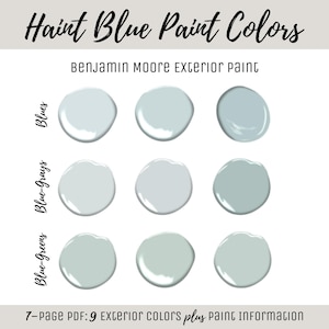 Exterior Home Paint Color Scheme Benjamin Moore Paint Selection Color Palette Exterior House Design Color Consult Porch Paint Haint Blue