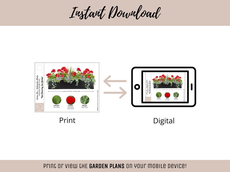Easy Window Box Flower Garden Guide Beginner-Friendly Flower Plan How-To Garden Container Layout Flower Design Garden DIY Red Sun & Shade image 13