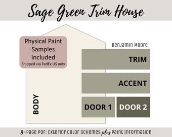 Exterior Home Paint Color Scheme Benjamin Moore Paint Selection Color Palette Exterior House Design Color Consult Paint Ideas Green Trim