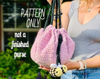 Flower Power Plushie Purse / CROCHET PATTERN / Crochet Purse / Handmade Purse / Flower Purse / Plushie / Plant Lover