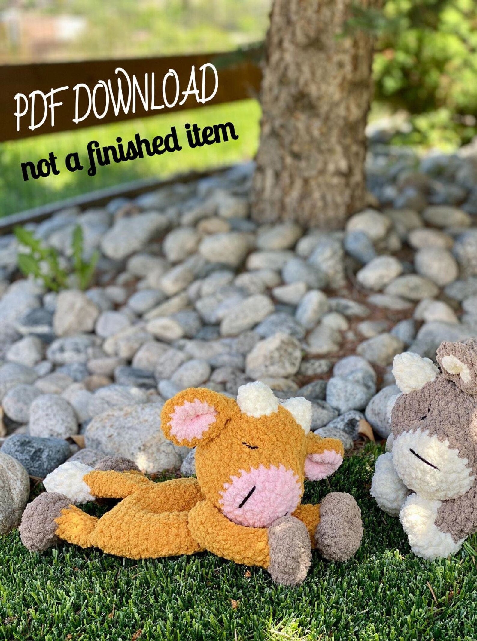 Sleepy Cow Rag Doll Crochet Pattern / PATTERN ONLY / Crochet - Etsy