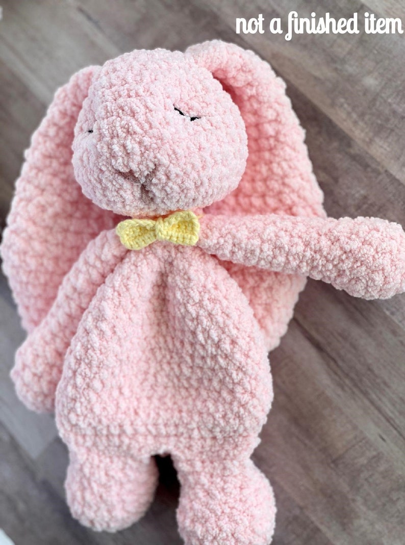 Sleepy Bunny Rag Doll Crochet PATTERN / Pattern Only / Crochet Pattern / Bunny Lovey / Rag Doll / Crochet Lovey image 5