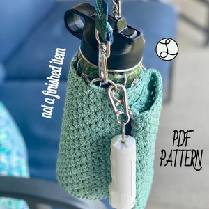 Water Bottle Phone Sling / CROCHET PATTERN / Crochet Purse / Handmade Purse / Water Bottle Purse / Phone Purse / Crossbody Bag / Sling image 5