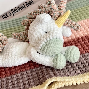 Sleepy Unicorn Ragdoll Crochet Pattern / Crochet Pattern / Lovey / Unicorn / Crochet Toy / PATTERN ONLY image 5