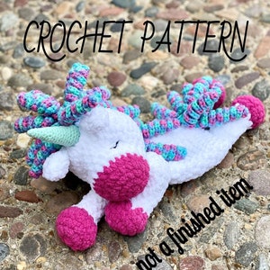 Sleepy Unicorn Ragdoll Crochet Pattern / Crochet Pattern / Lovey / Unicorn / Crochet Toy / PATTERN ONLY image 3