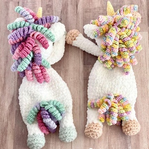 Sleepy Unicorn Ragdoll Crochet Pattern / Crochet Pattern / Lovey / Unicorn / Crochet Toy / PATTERN ONLY image 4