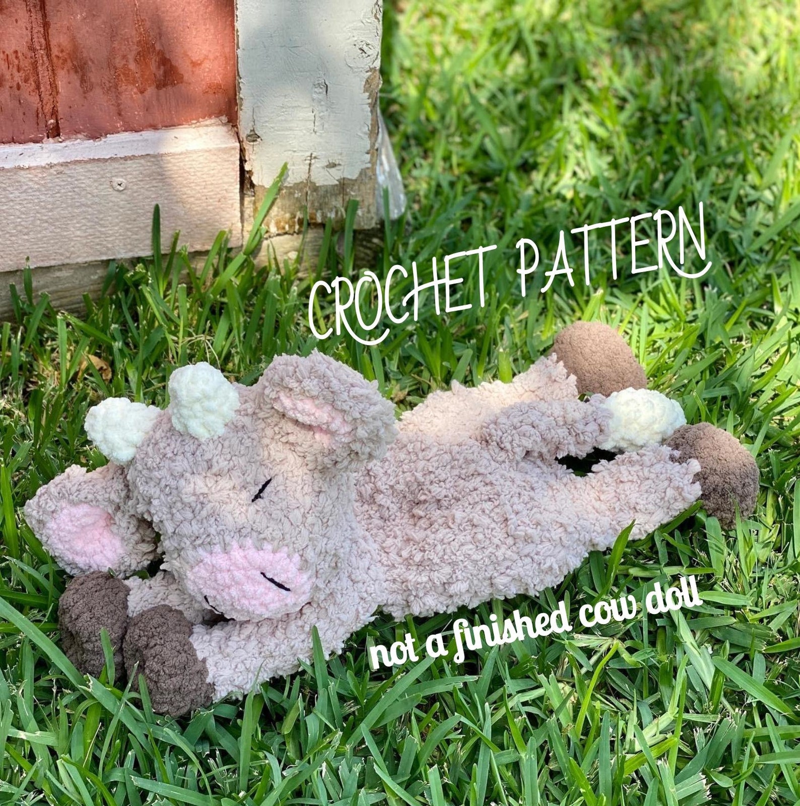 Sleepy Cow Rag Doll Crochet Pattern / PATTERN ONLY / Crochet - Etsy