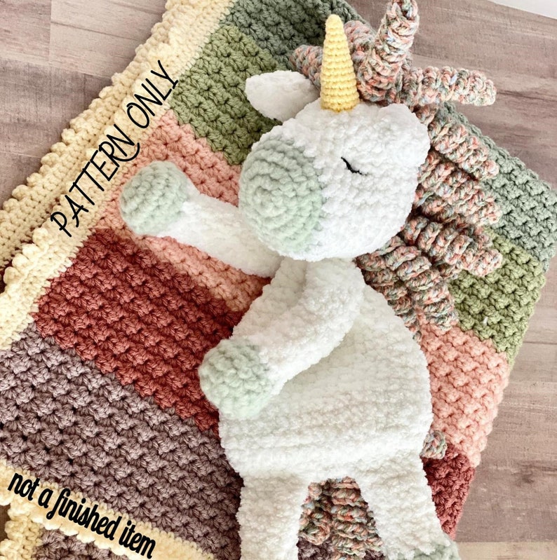 Sleepy Unicorn Ragdoll Crochet Pattern / Crochet Pattern / Lovey / Unicorn / Crochet Toy / PATTERN ONLY image 8