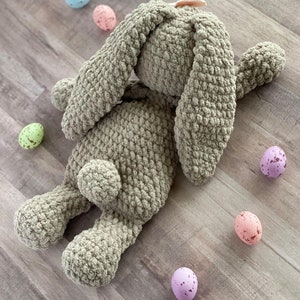 Sleepy Bunny Rag Doll Crochet PATTERN / Pattern Only / Crochet Pattern / Bunny Lovey / Rag Doll / Crochet Lovey image 6