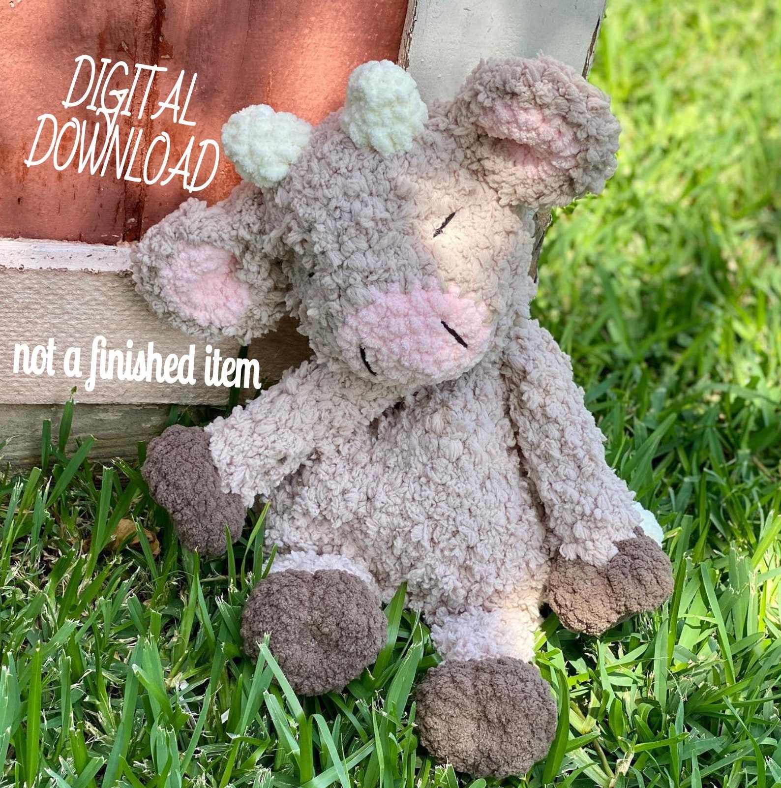 Sleepy Cow Rag Doll Crochet Pattern / PATTERN ONLY / Crochet - Etsy