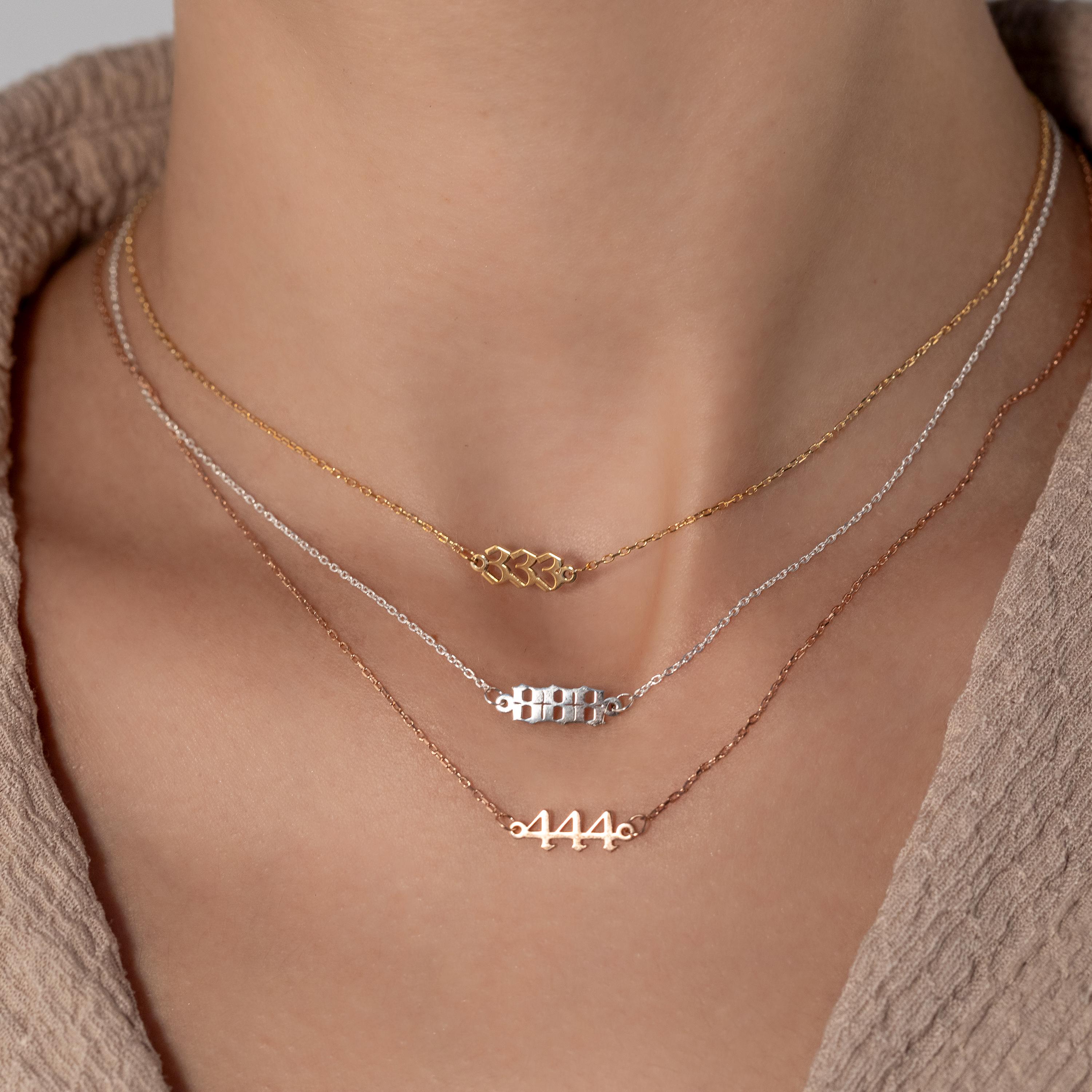 1234 Angel Number Gold Dainty - Etsy