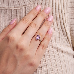Vintage Inspired Amethyst Purple • Natural Amethyst Ring • Aquarius, Pisces Huge Amethyst Ring • February Love Elegant Gemstone Ring