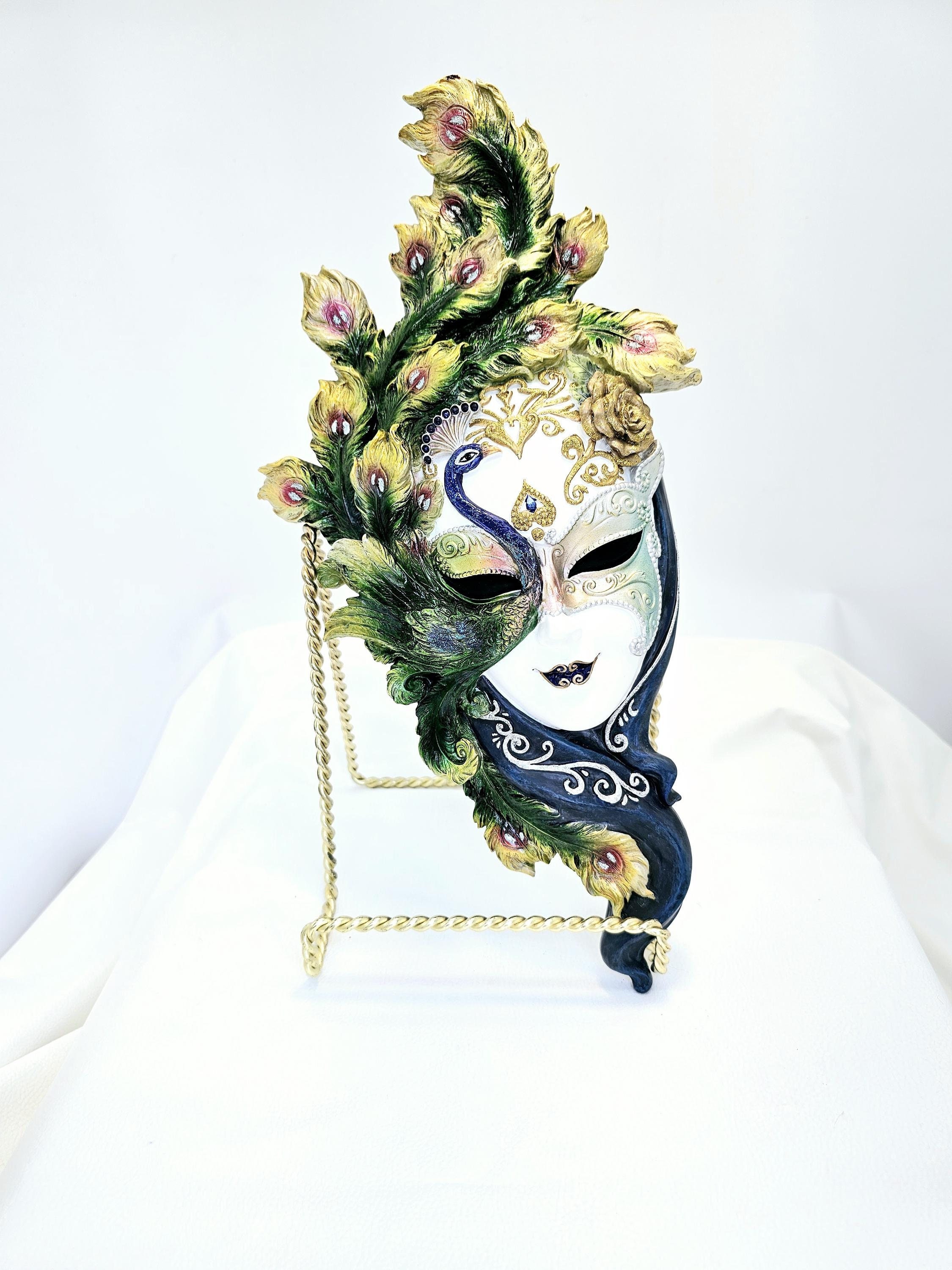 Mask of Venice, Gabriella Veronese, Decor Wall Art, Cast and Hand Painted
