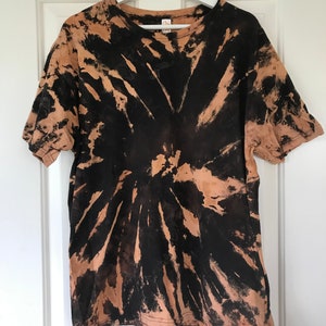 Bleach dyed T-shirt