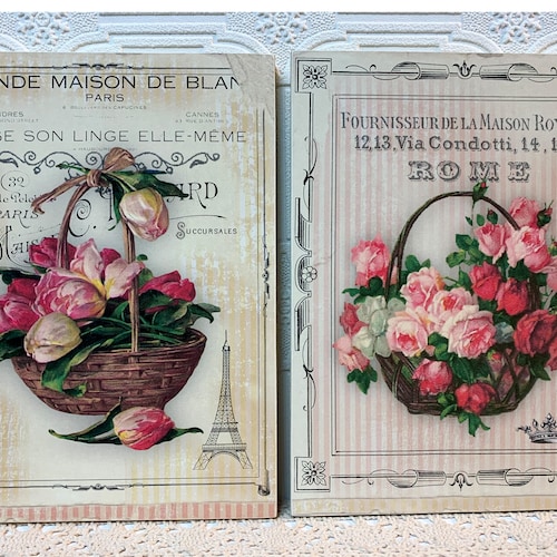 Shabby Chic Style French Country Cottage Wall Décor Sign Etsy