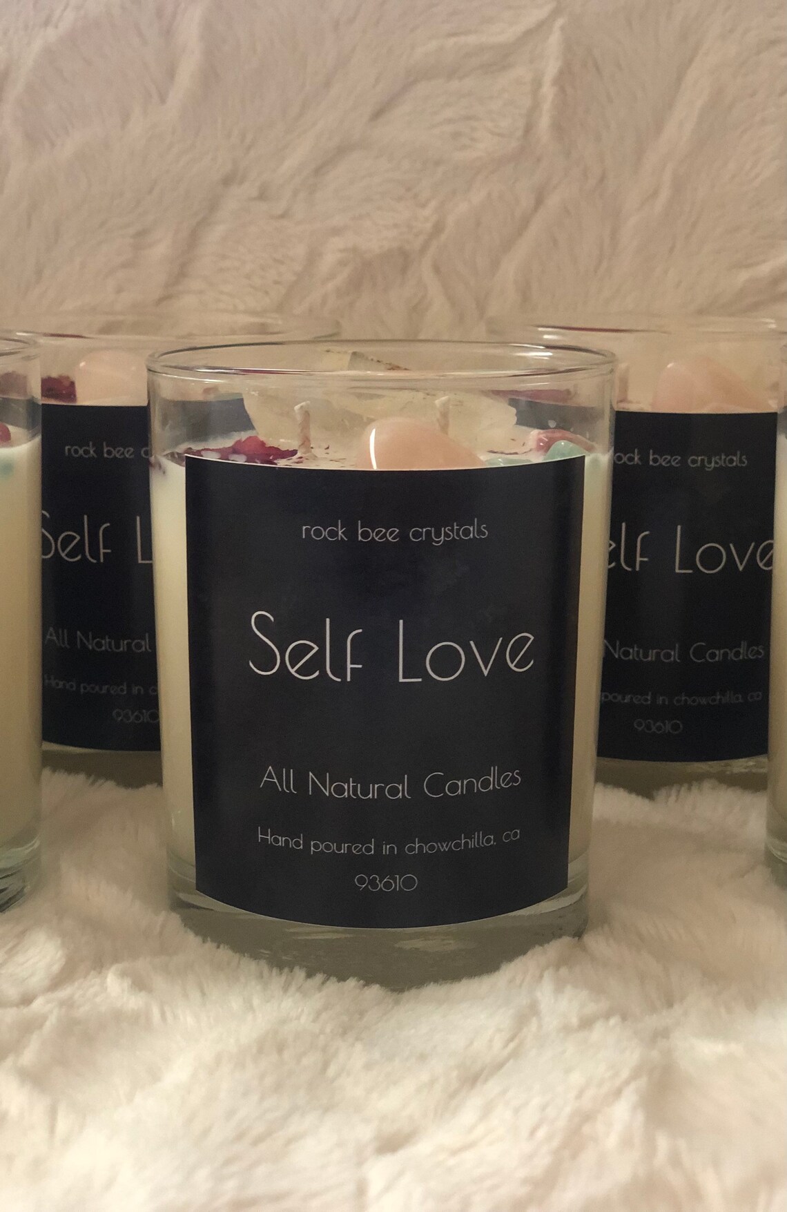 Self Love Candle Aromatherapy Candles Soy Candle Rose Etsy