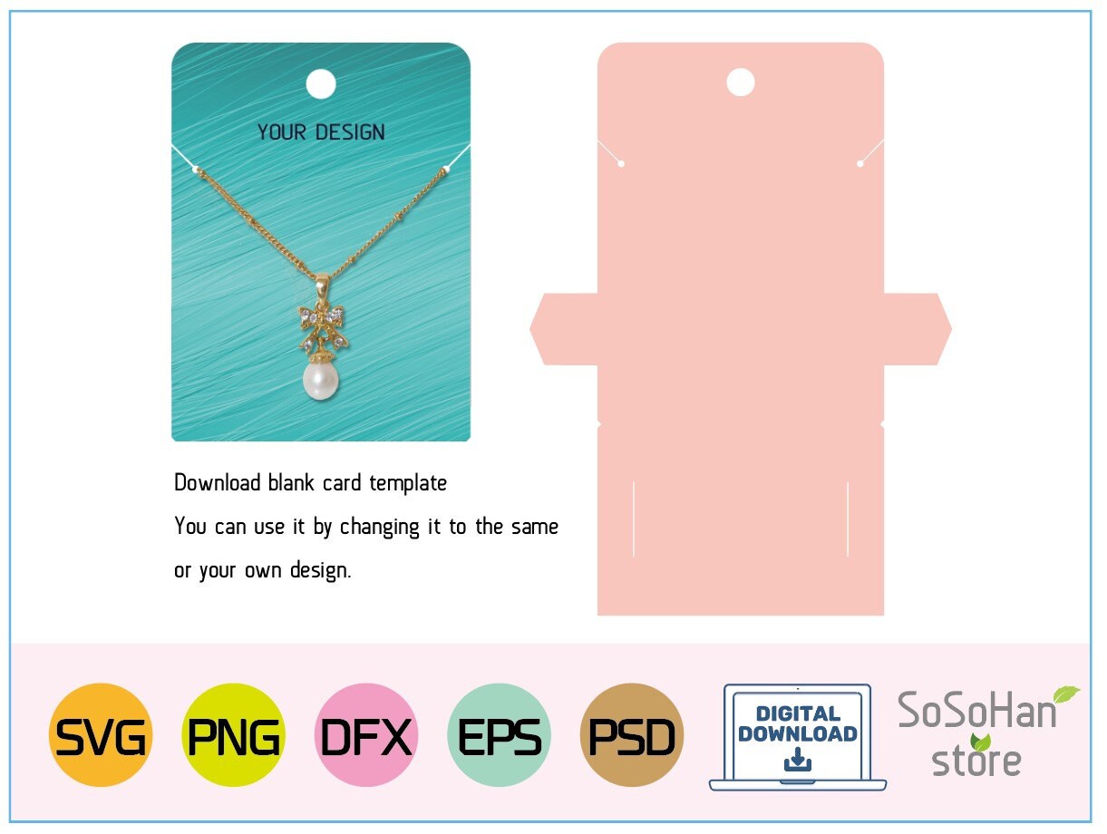 Necklace Card Template Printable Word Searches