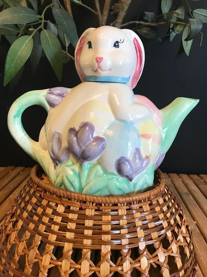 Ceramic Bunny Teapot Etsy