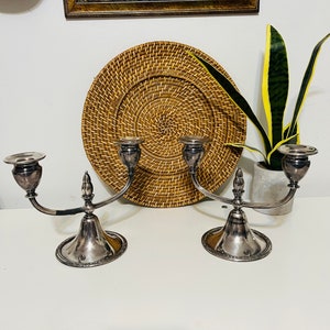 International Silver Co. set of Two Candelabras