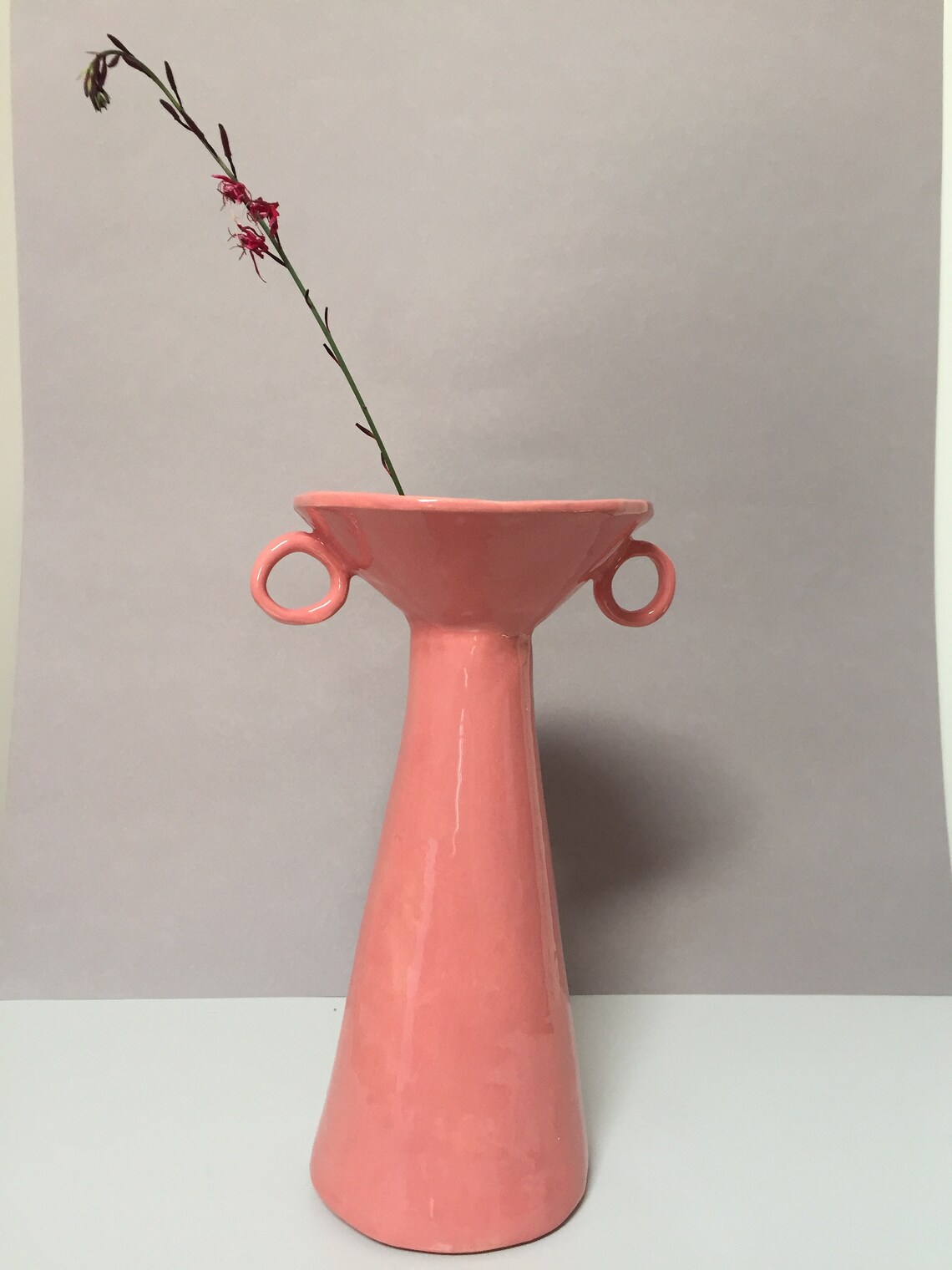 MidCentury Vintage Style Ceramic vase single flower Etsy
