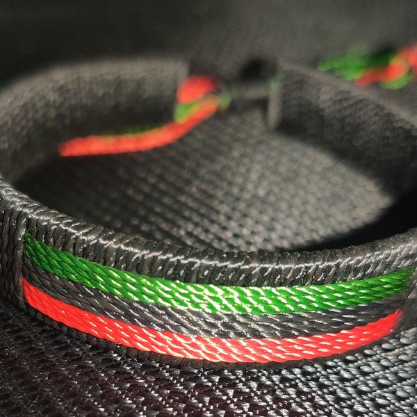 Pan African Flag - Wristband made by local artists from Nairobi