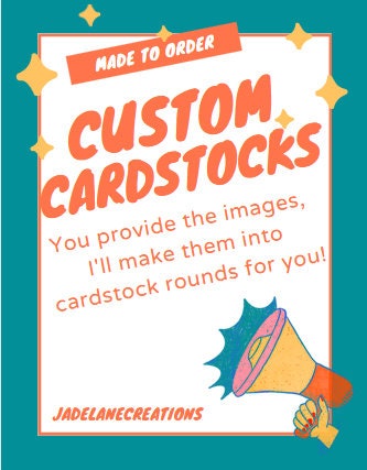 Custom Car Freshy Cardstock, Freshy Supplies, Cardstock Cutouts, Wholesale  Freshy Embellishments 