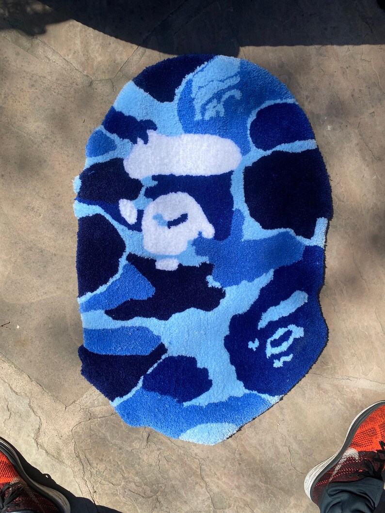 Custom hand made tufted rugs tufting hypebeast anime Etsy