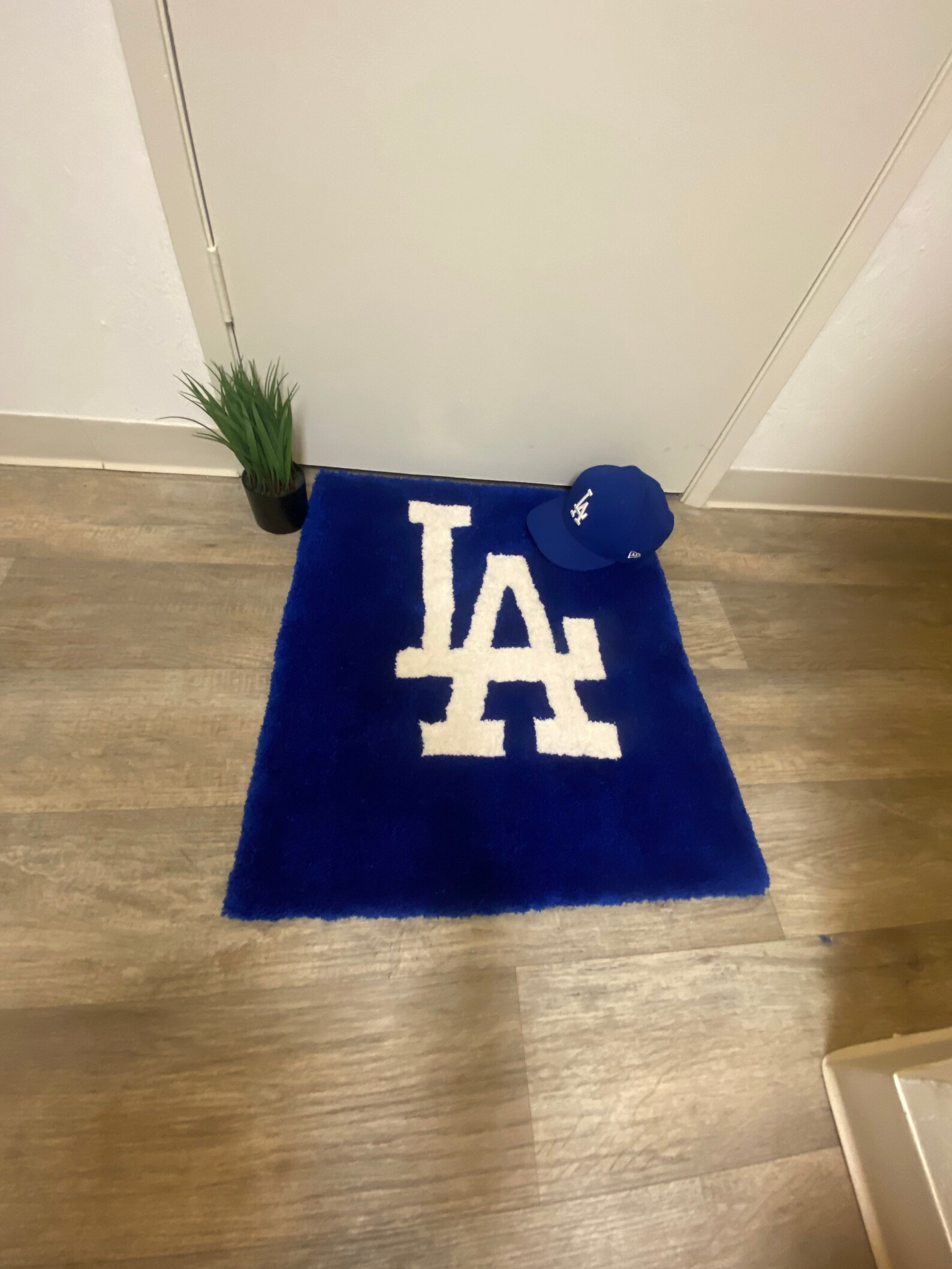 Los Angeles Dodgers handmade rug Etsy