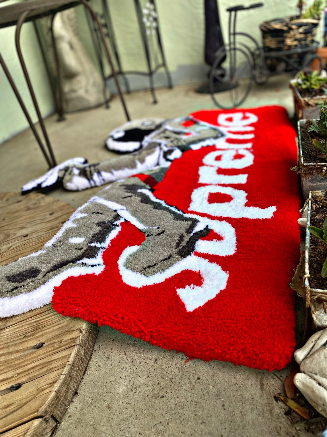 Astronaut hypebeast rug had made tufted rug anime rug | Etsy