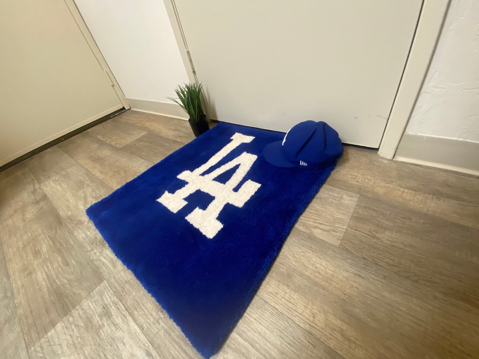 Los Angeles Dodgers handmade rug Etsy